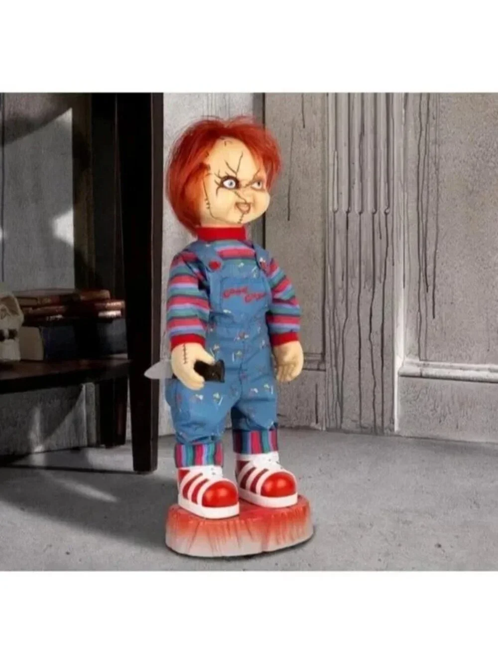 Good Guys 2 Chucky Life Size Halloween Doll 2 Feet Sound & Motion Activated